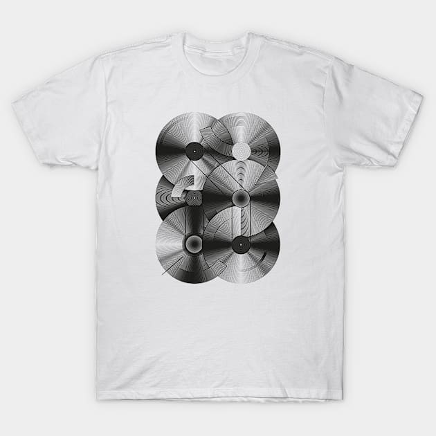 Vinyl-record II T-Shirt by Natalatrala